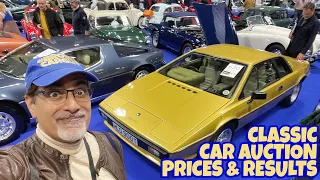 Classic Cars Auction Sale Prices! At NEC Classic Car Show [Silverstone Auctions] November 2022