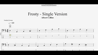 Albert Collins - Frosty - Single Version (bass tab)