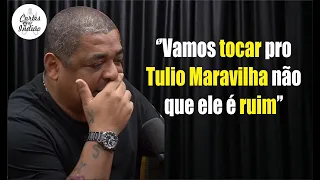 VAMPETA, MARCELINHO E EDÍLSON COMBINANDO DE NÃO TOCAR PRO TULIO MARAVILHA