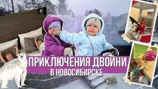 Путешествие с детьми в Новосибирск | Влог мамы двойни