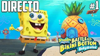 Bob Esponja Battle for Bikini Bottom - Directo #1 Español - Impresiones - Primeros Pasos - Ps4 Pro