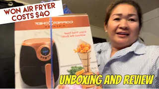 Copper Chef Air Fryer | 2Qt Air Fryer Unboxing and Review | Crispy Spam Fries using Air Fryer