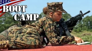 Female Recruits M16A4 Rifle Marksmanship Training: USMC Boot Camp - 女性新兵のM16A4ライフル射撃訓練・米海兵隊ブートキャンプ