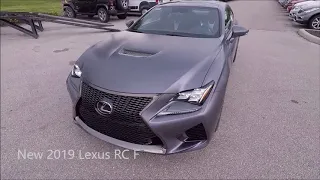 New 2019 Lexus RC F 10 Year Anniversary Special Edition Near Fort Myers and Cape Coral