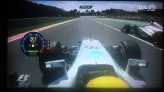 2013 Lewis Hamilton onboard start Spain