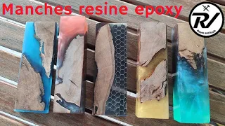 Fabrication manches en  resine epoxy