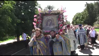 Крестный Ход с Чудотворной иконой Казанской Божией Матери поселок Новопсков