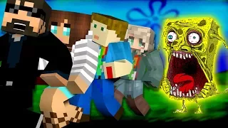 Don't Get Killed by MOLDY CHEESE! *Spongebob* Murder Run! *NEW* Game Mode! in Minecraft!