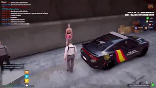 La Paqui intentando ligar al Superintendente ll Gta V roleplay