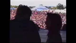 Kurt Cobain and Jennifer Finch at a The Melvins Concert