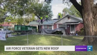 U.S. Air Force veteran receives new roof from Westfall Roofing