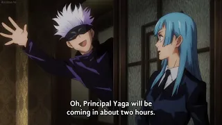 Jujutsu Kiasen-Gojou Satoru Meets The Principal !!!