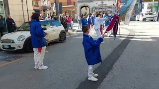 Battenti Madonna Arco-O' Pallere e Angelilo,Di Maio,Maritato-Brusciano 10.4.23.VideoIESUS A.Castaldo