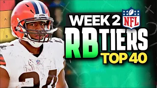 Week 2 Fantasy Football RB Rankings (Top 40)