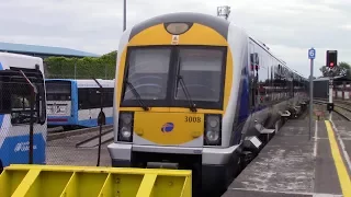 Trains at Coleraine Station & Level Crossing - August 2017