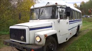 КАВЗ 397652-автодом эксперименты и первый выезд после зимы. Conversion Russian bus in to motorhome