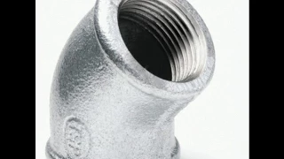 China GI malleable cast iron galvanized pipe fittings