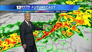 Soaking overnight rain will linger into Wednesday morning