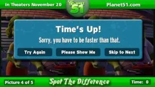 Planet 51 Spot the Difference Game (14)