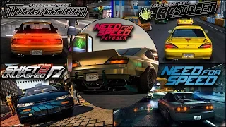 Nissan S-Platform (180sx,200sx,240sx,Silvia) Evolution in NFS Games - 4kUHD
