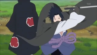 Deidara VS Sasuke Full Fight - English Sub