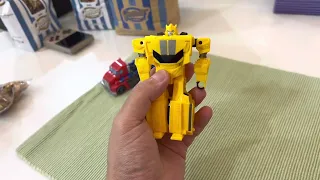 Transformers Earthspark 1 step Flip Bumblebee