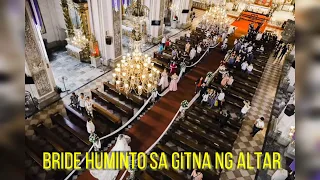 GROOM UMIYAK | BRIDE HUMINTO SA GITNA NG ALTAR | ANO ANG DAHILAN? Umanin pa ng iba't ibang reaksyon