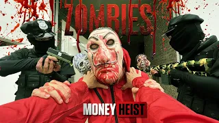 ZOMBIE MONEY HEIST vs POLICE 9.0 (Epic Parkour POV Chase) | Highnoy