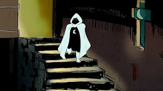 "I know you're here Dracula" but it's animated (Moon Knight/Castlevania)