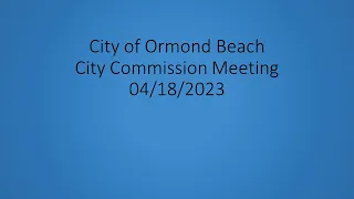 City Commission Meeting 04.18.2023