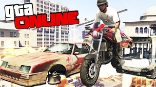 САМЫЙ НЕРЕАЛЬНЫЙ ПАРКУР НА БАЙКАХ В GTA 5 ONLINE ( УГАР + ГОНКИ )!