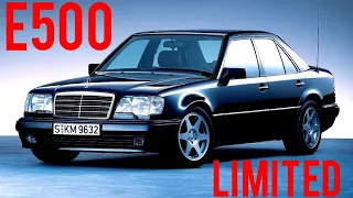 1994 W124 Mercedes Benz E500 Limited Волчок. Всего их в мире 500 штук. Мерседес Е500 Волк!