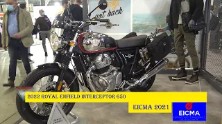 2022 Royal Enfield Interceptor 650 Walkaround EICMA 2021 All New