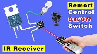 How to make simple Wireless Remote control Switch without Relay, IR Receiver Remote control