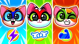 Learn Safety Rules With Super Kittens⚡Funny Kid's Carrton with Cats || Purr-Purr Stories