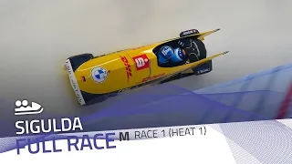 Sigulda | BMW IBSF World Cup 2021/2022 - 2-Man Bobsleigh Race 1 (Heat 1) | IBSF Official