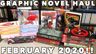 Graphic Novel, Omnibus,  Manga, TPBs and comic Haul February 2020!