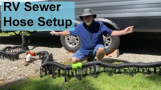 RV Sewer Hose Setup