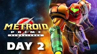 PLAYING METROID PRIME FOR THE FIRST TIME! | Day 2 | Metroid Prime Remastered