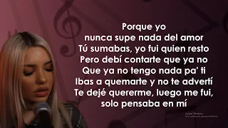 Karen Méndez, Fase - La Parte Buena (Letra/Lyrics)