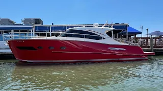 2017 Chris-Craft 42 Commander Cruising on The Detroit River