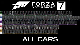 Forza Motorsport 7 All Cars (Including All DLC) (834 Cars)