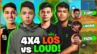 4X4 NOISE vs LOS GRANDES! THURZIN TAVA COM MUITA SENSI! FUBUKI FEZ JOGADA ABSURDA! FT. BAK, GREGHI