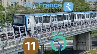 [RATP]Marche a Blanc des MP14CC/MP59 sur le Viaduc à Coteaux-Beauclair #metroparisien #ratp