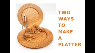 2 ways to turn a plate/dish/platter