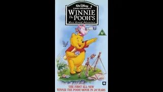 Opening to Winnie the Pooh's Most Grand Adventure UK VHS (1997)