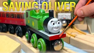 Saving OLIVER | Cheap Knock-off to Deluxe Model | Wooden Railway Custom Restoration