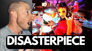 Drummer Reacts To - JAY WEINBERG SLIPKNOT - DISASTERPIECE LIVE DRUM CAM FIRST TIME HEARING