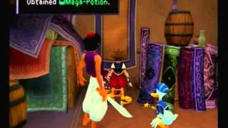 Let's play Kingdom Hearts part 18 Genie Of The Lamp