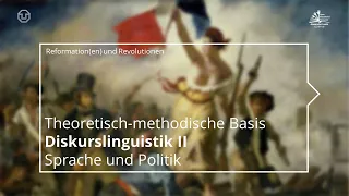 Diskurslinguistik II (VL "Reformation(en) und Revolutionen")(TU Dresden // GSW)